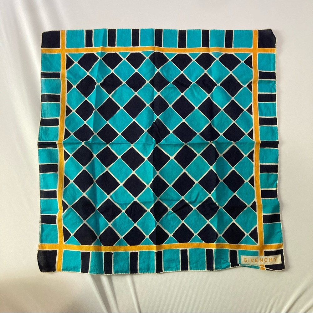 Vintage Givenchy Scarf Bandana Pocket Square